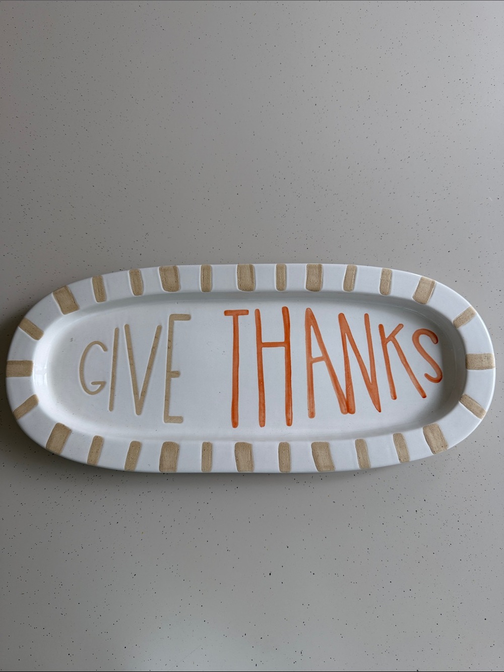 Mud Pie Give Thanks Hostess Platter